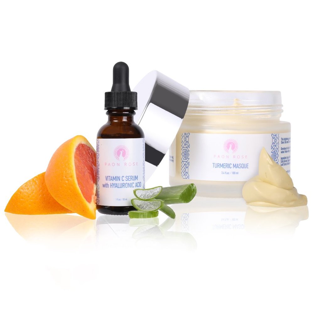 DARKSPOT CORRECTING TURMERIC MASK & VITAMIN C SERU